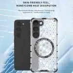 Techsuit HoneyComb Shield MagSafe - θήκη για Xiaomi Redmi Note 14S - Μαύρο - Image 2