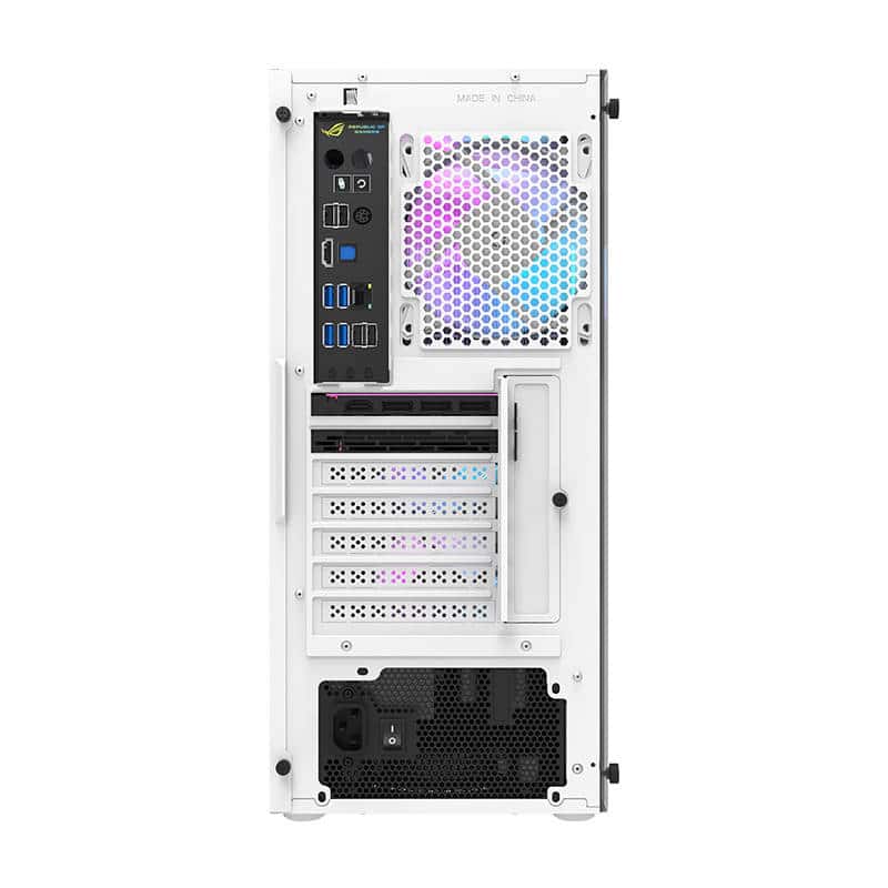 Darkflash DK351 θήκη υπολογιστή (λευκή) + 4 ανεμιστήρες RGB - Image 6