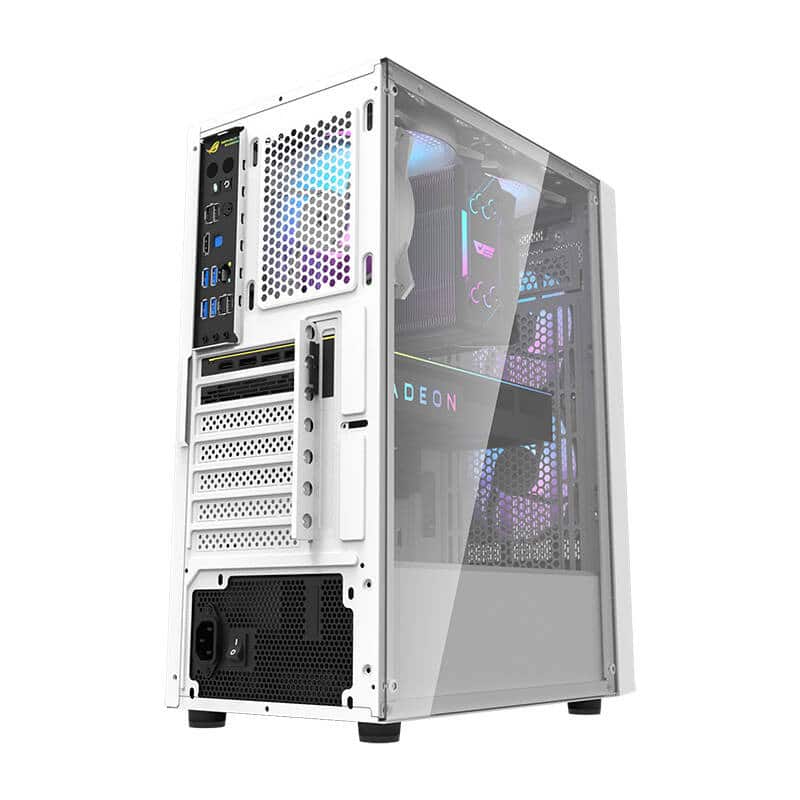 Θήκη υπολογιστή Darkflash A290 (λευκή) + 3 ανεμιστήρες RGB - Image 6