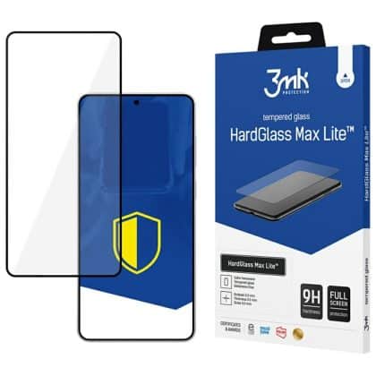 Σκληρυμένο γυαλί 3MK HardGlass Max Lite για Samsung Galaxy S25 Edge, μαύρο