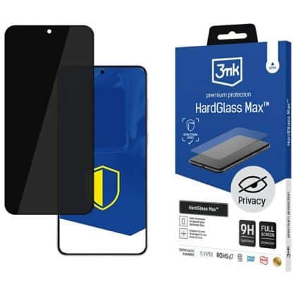 Σκληρυμένο γυαλί 3MK HardGlass Max Privacy για Samsung Galaxy S25 Edge, μαύρο