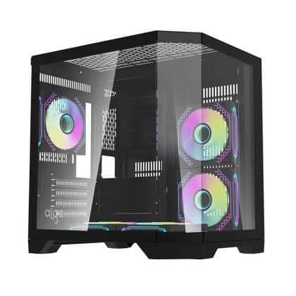 Darflash FT350 θήκη υπολογιστή + 5 ανεμιστήρες aRGB (μαύρο)