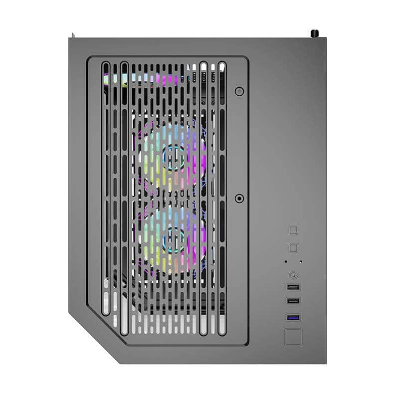 Darflash FT350 θήκη υπολογιστή + 5 ανεμιστήρες aRGB (μαύρο) - Image 5