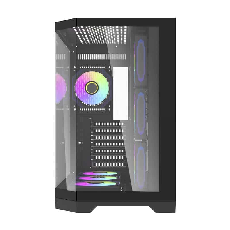 Darflash FT418 PRO θήκη υπολογιστή + 7 ανεμιστήρες aRGB (μαύρο) - Image 4