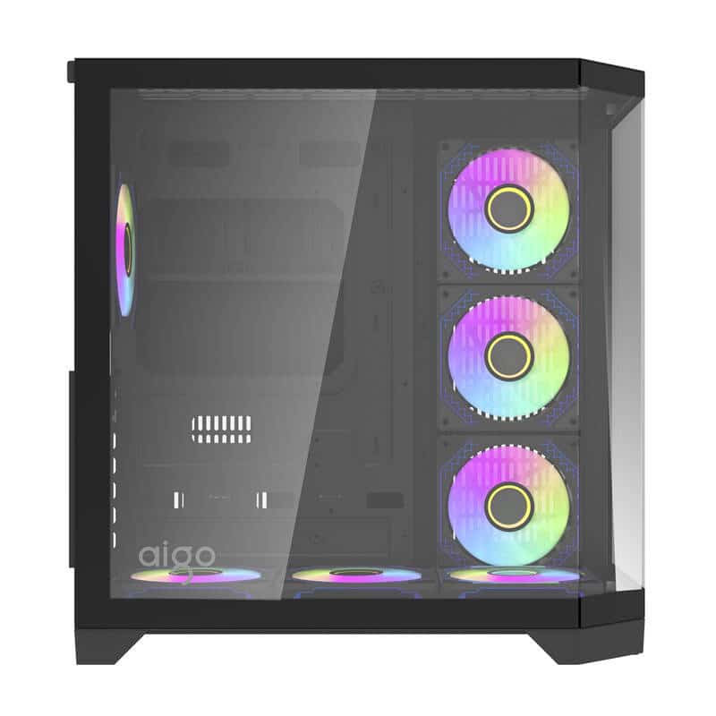 Darflash FT418 PRO θήκη υπολογιστή + 7 ανεμιστήρες aRGB (μαύρο) - Image 2