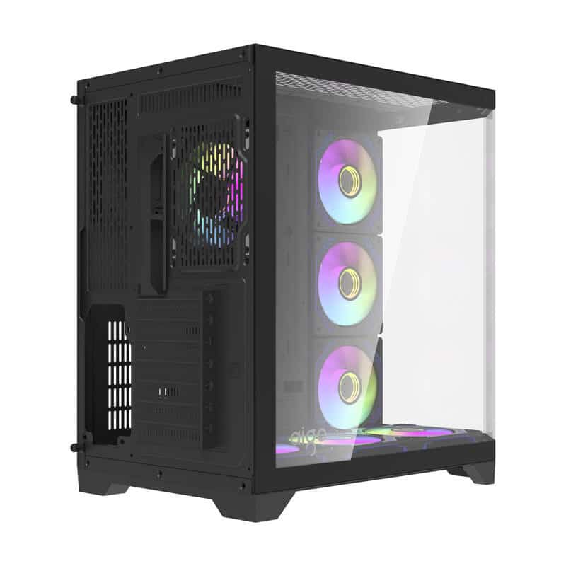 Darflash FT418 PRO θήκη υπολογιστή + 7 ανεμιστήρες aRGB (μαύρο) - Image 6