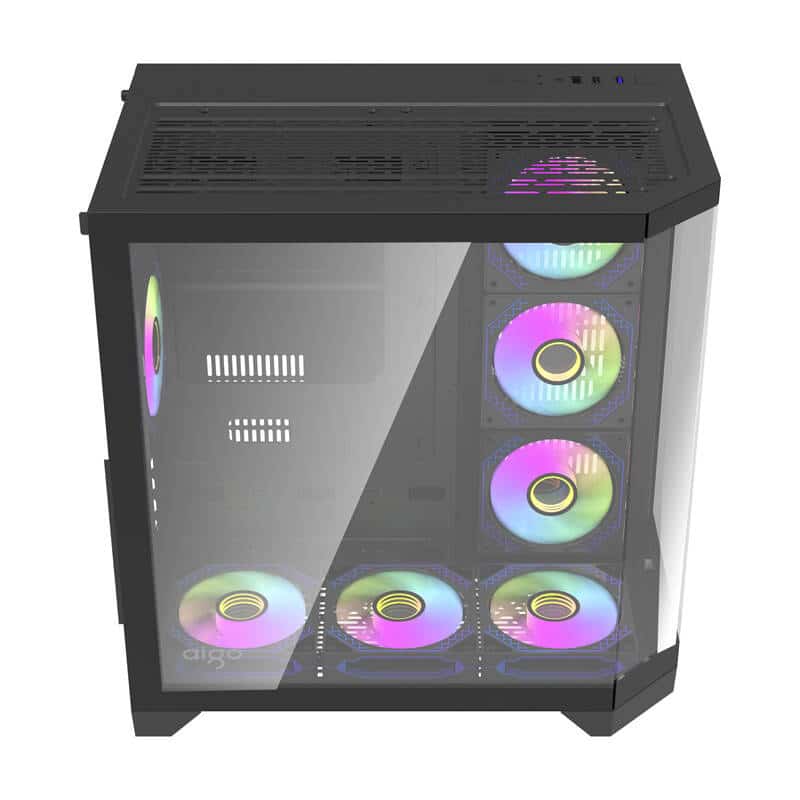 Darflash FT418 PRO θήκη υπολογιστή + 7 ανεμιστήρες aRGB (μαύρο) - Image 9