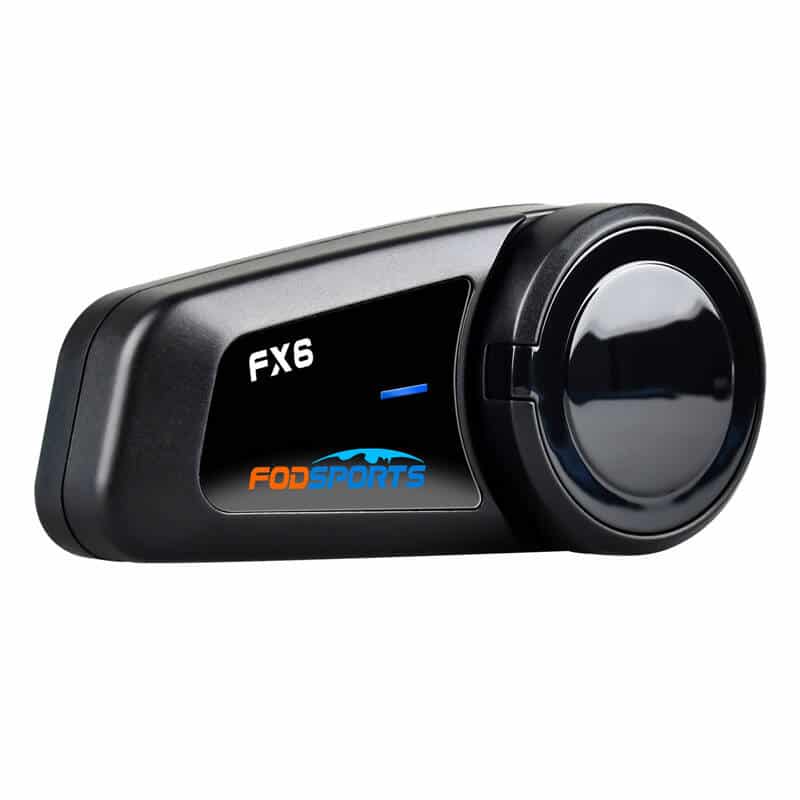 Fodsports FX6 ενδοεπικοινωνία μοτοσικλέτας δύο πακέτα (μαύρο) - Image 2