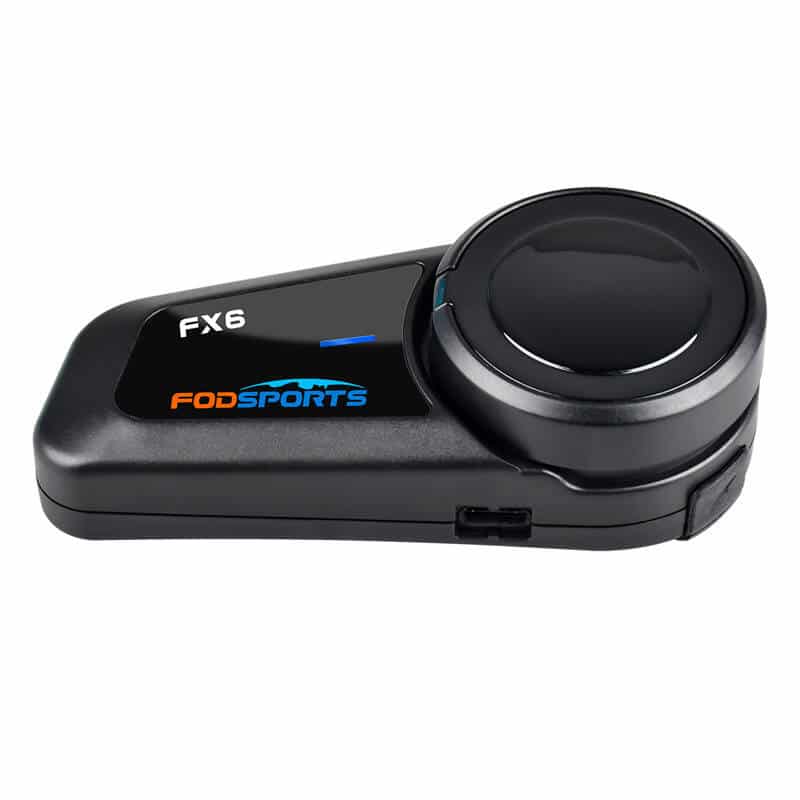 Fodsports FX6 ενδοεπικοινωνία μοτοσικλέτας δύο πακέτα (μαύρο) - Image 4