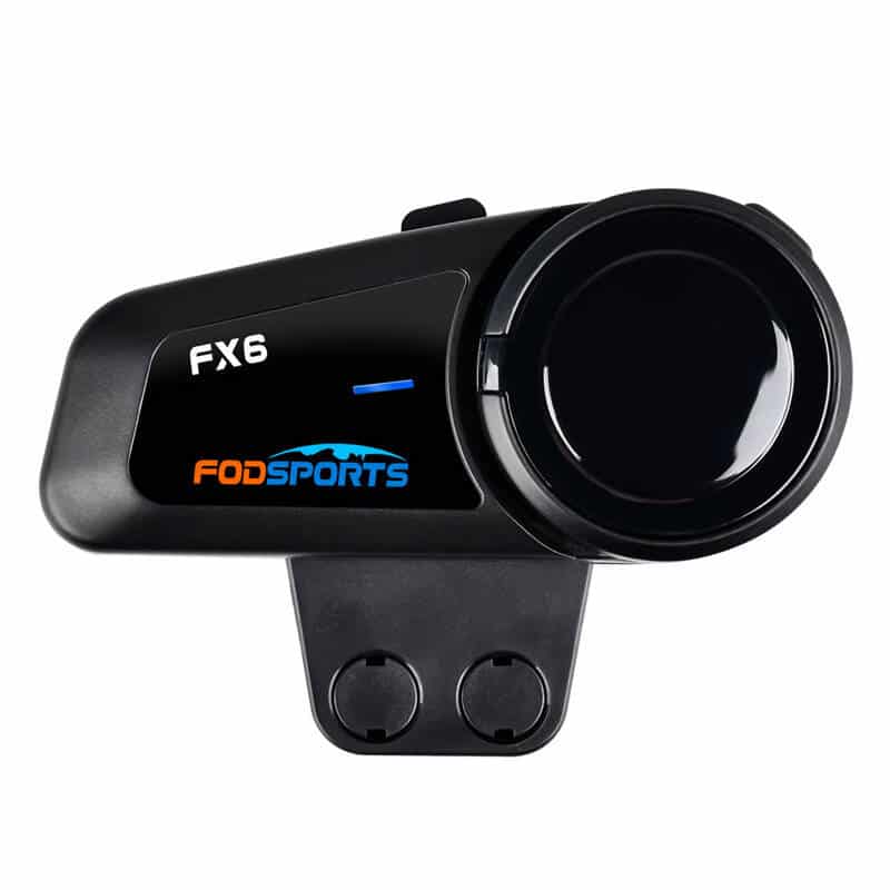 Fodsports FX6 ενδοεπικοινωνία μοτοσικλέτας δύο πακέτα (μαύρο) - Image 6