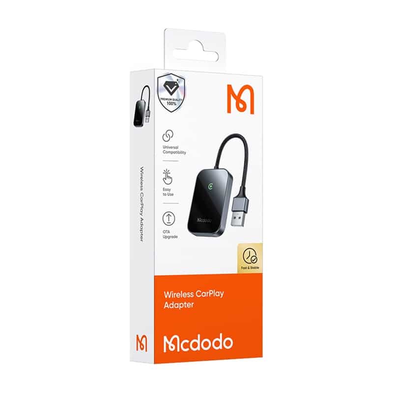 Ασύρματος προσαρμογέας CarPlay με καλώδιο USB McDodo CA-7210 μαύρο - Image 5