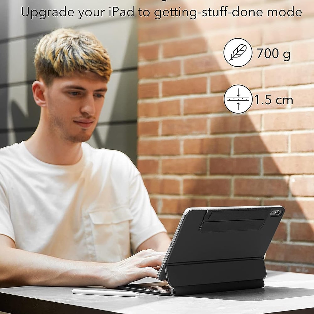 ESR Rebound Magnetic Keyboard - θήκη για Apple iPad (2022) / (2025) - Μαύρο - Image 8