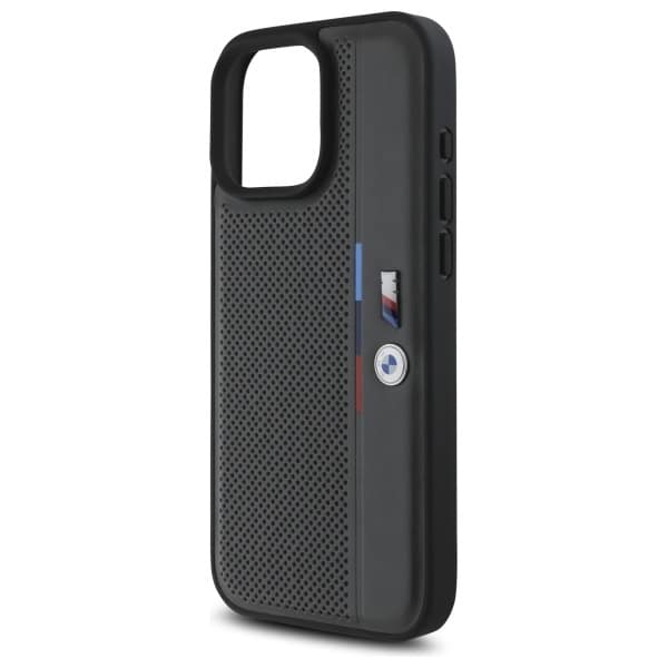 BMW BMHCP16X23PUPVA Σκληρή θήκη iPhone 16 Pro Max 6,9" σε ανθρακί χρώμα M με διάτρητη λεπτομέρεια τρίχρωμου χρώματος - Image 6
