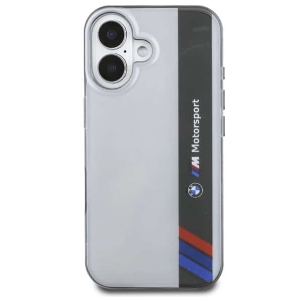 BMW Motorsport IML Vertical Stripe - θήκη για Apple iPhone 16 - Γκρι - Image 3