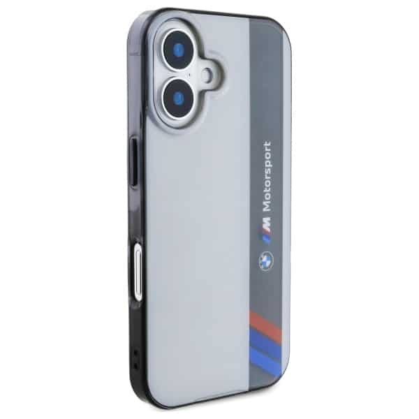 BMW Motorsport IML Vertical Stripe - θήκη για Apple iPhone 16 - Γκρι - Image 4