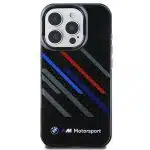 BMW Motorsport IML Random Stripes - θήκη για Apple iPhone 16 Pro Max - Μαύρο - Image 3