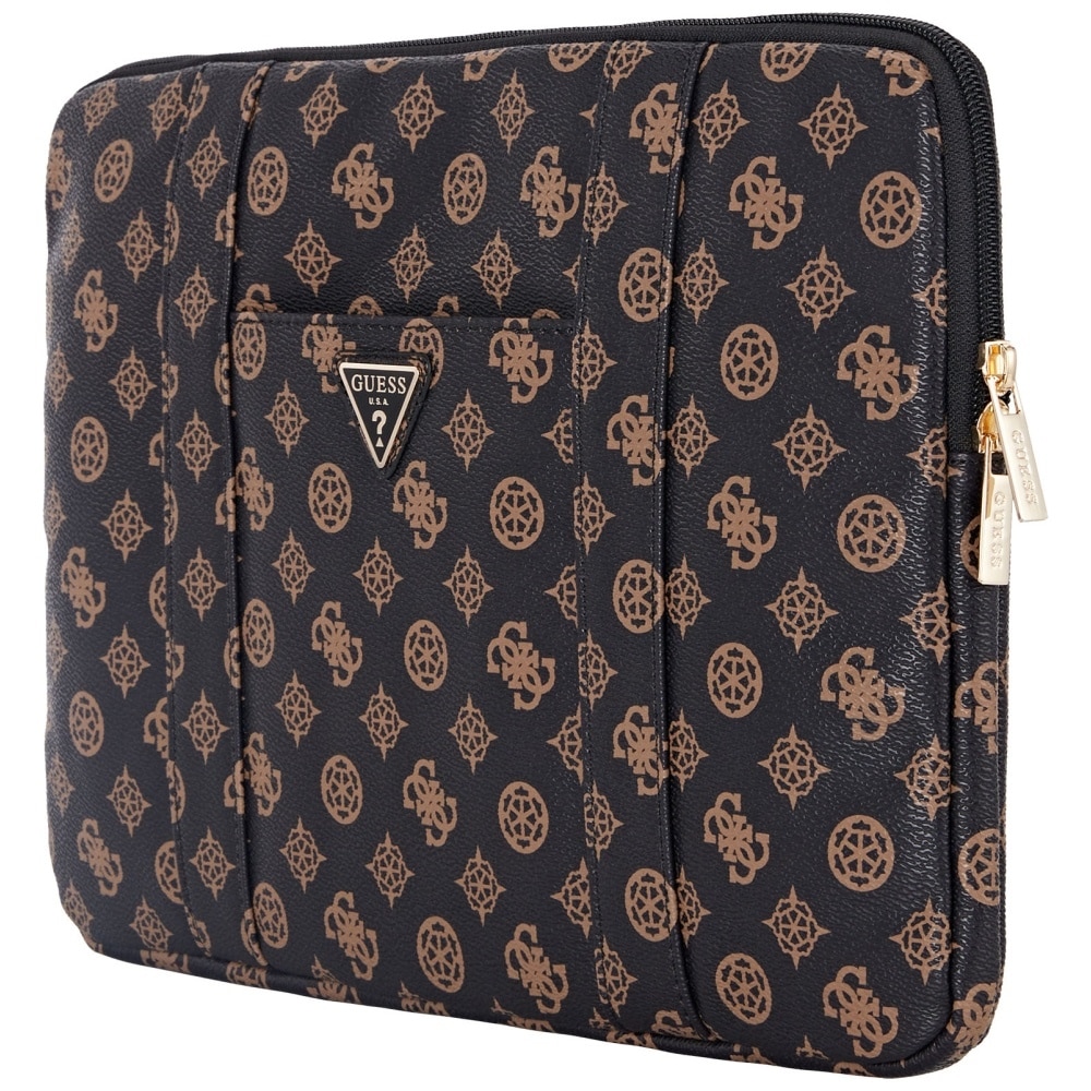 Τσάντα Guess με μανίκι 14" Peony Pocket Triangle μαύρο - Image 2