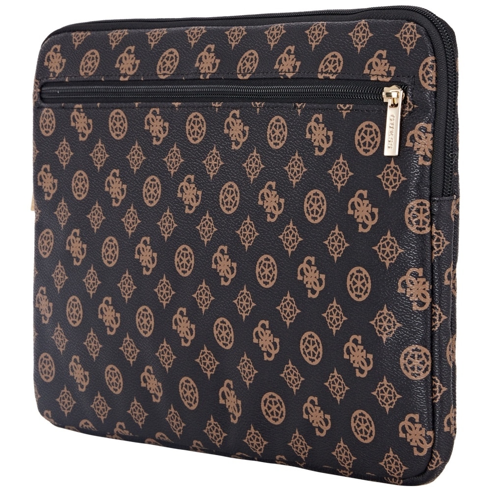 Τσάντα Guess με μανίκι 14" Peony Pocket Triangle μαύρο - Image 4