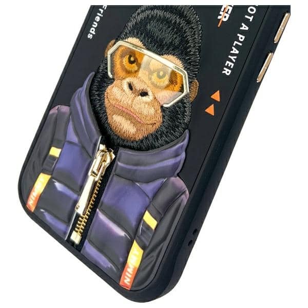 Nimmy Cool&Cute 2.0 Monkey - θήκη για Apple iPhone 15 - Μαύρο - Image 10