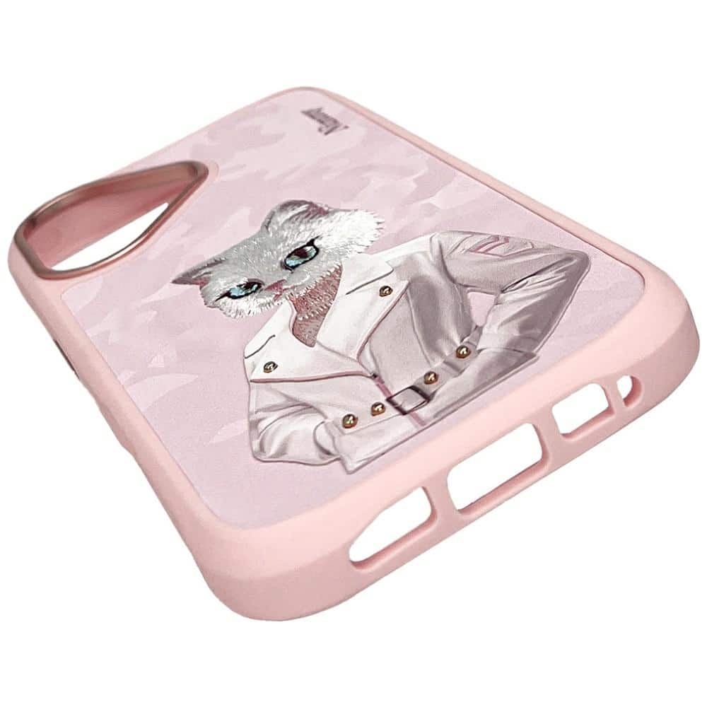 Θήκη Nimmy Magnetic, μοντέρνα, χαριτωμένη, pet θήκη MagSafe για iPhone 16, ροζ - Image 8