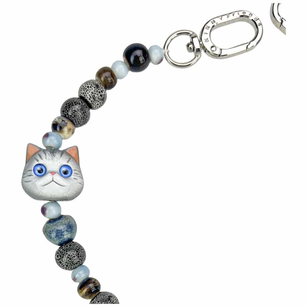 Διακοσμητικό λουράκι Nimmy New Big Eye Cute Pets 2.0 γκρι - Image 2
