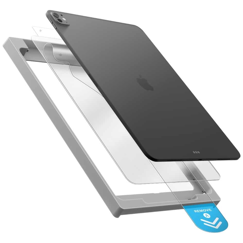 Προστατευτικό γυαλί UNIQ Optix Clear Exofit με εφαρμοστή για iPad 11" A16 (2025) / iPad 10.9" 10 γεν. - Image 3