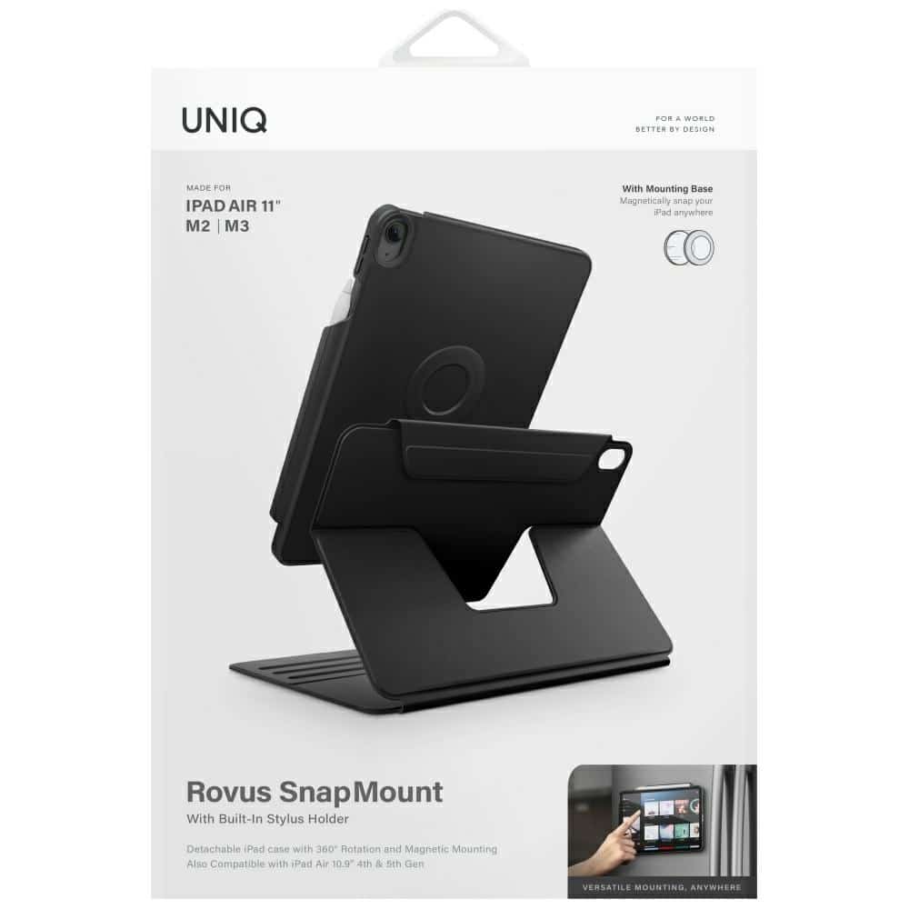 Θήκη UNIQ Rovus Snapmount Magnetic 360 Περιστρεφόμενη Αποσπώμενη για iPad Air 11" (M2/M3) / iPad Air 10.9 - Image 11