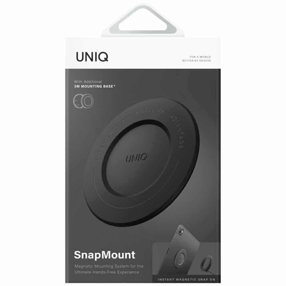 Μαγνητική βάση UNIQ SnapMount αυτοκόλλητη μαύρη - Image 6