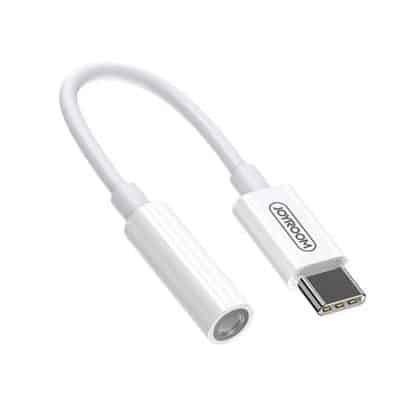 Αντάπτορας ήχου USB-C σε 3,5 χιλ. Joyroom SH-C1, λευκό