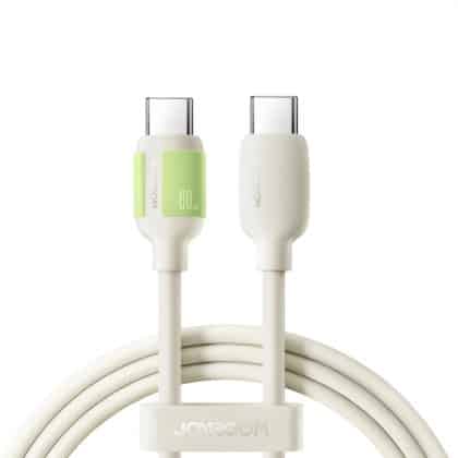 Καλώδιο USB-C σε USB-C Joyroom S-A53, 60W, 3A, 1,2m, Μπεζ