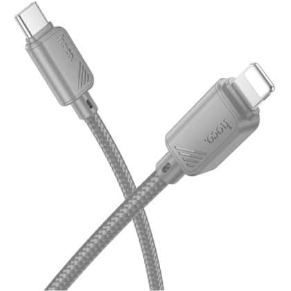 Καλώδιο USB-C σε Lightning Hoco X113, 27W, 2.4A, 1m, Γκρι
