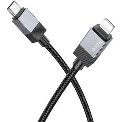Καλώδιο USB-C σε Lightning Hoco X110, 27W, 2.4A, 1m, Μαύρο
