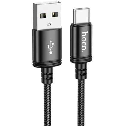 Καλώδιο USB-A σε USB-C Hoco X89, 60W, 3A, 2m, Μαύρο