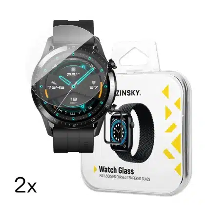 Wozinsky Full Glue Tempered Glass για Huawei Watch GT 2 / GT 2 Pro 42mm (2 τεμ.)