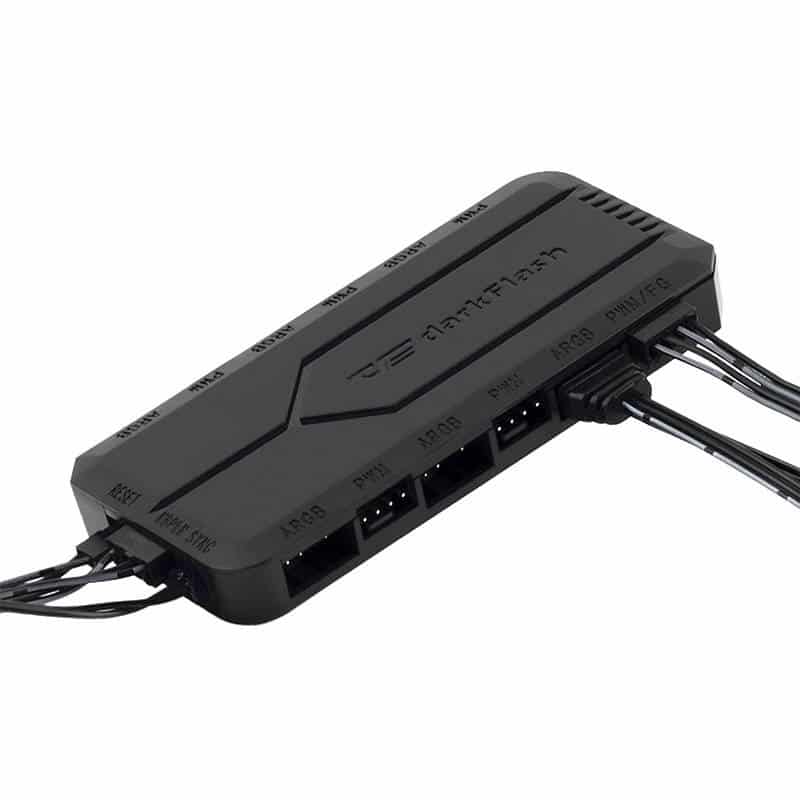 Darkflash Μονάδα ελέγχου ανεμιστήρα RC2 RGB PWM (Μαύρο) - Image 3