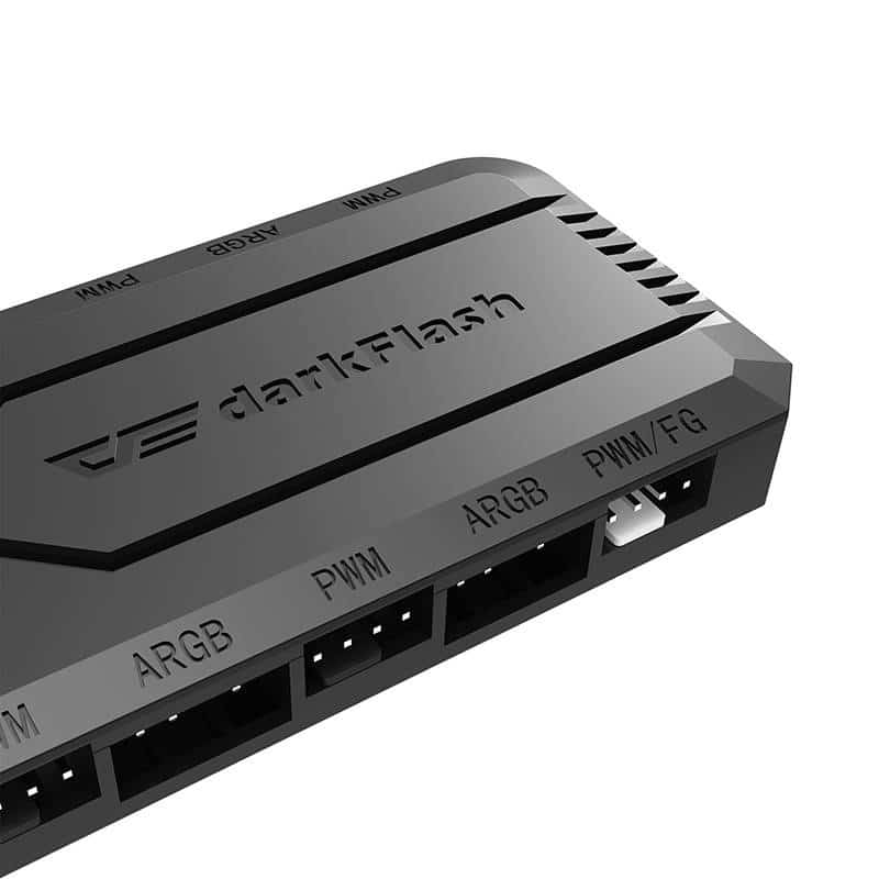 Darkflash Μονάδα ελέγχου ανεμιστήρα RC2 RGB PWM (Μαύρο) - Image 8