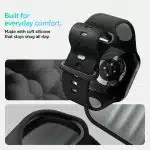 Spigen - Nano Pop - Apple Watch 1/2/3/4/5/6/7/8/9/10/SE/SE 2/Ultra/Ultra 2 (42/44/45/46/49mm) - Μαύρο Σουσάμι - Image 8