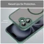 Techsuit HaloFrost II MagSafe - θήκη για Apple iPhone 16 - Πράσινο - Image 5