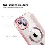 Techsuit SmartMag Book - θήκη για Apple iPhone 13 - Ροζ - Image 3