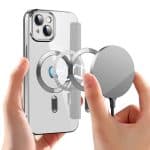 Techsuit SmartMag Book - θήκη για Apple iPhone 14 - Γκρι - Image 6