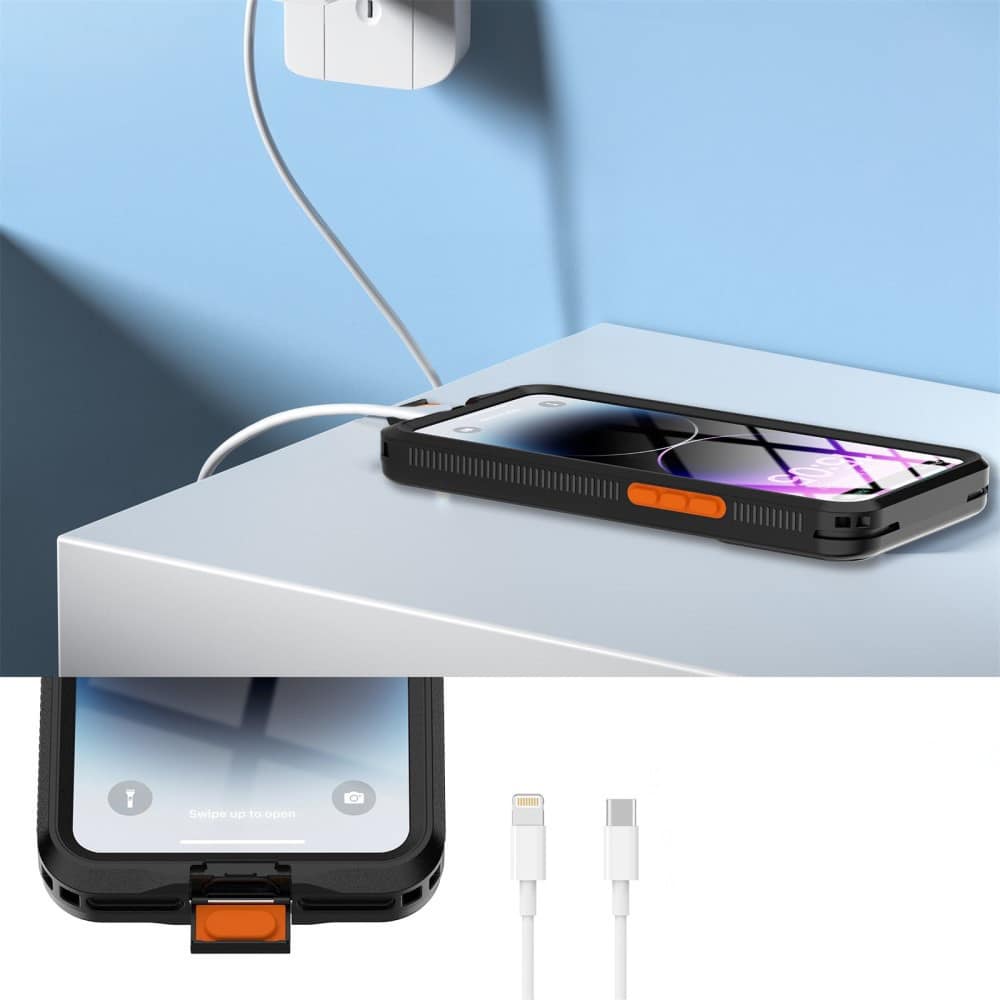 ShellBox - Αδιάβροχη θήκη AirBox IP68 (μέγιστο 6,9 ίντσες) - Μοντέλο Universal για τηλέφωνο (μέγιστο βάθος 15 χιλιοστών) - Μαύρο - Image 6