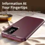 Techsuit SmartView Series - θήκη για Samsung Galaxy S23 - Κόκκινο - Image 5
