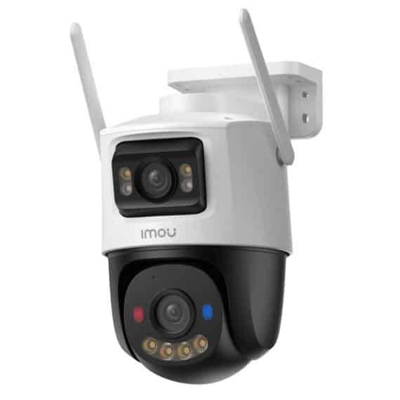 Imou - Εξωτερική Κάμερα Cruiser Dual 2 PRO (IPC-S7XFP-8U0WED) - 4+4MP, AI IMOU SENSE, Wi-Fi 6, Διπλό Υπέρυθρο, PT, Συναγερμός, IP65 - Λευκό