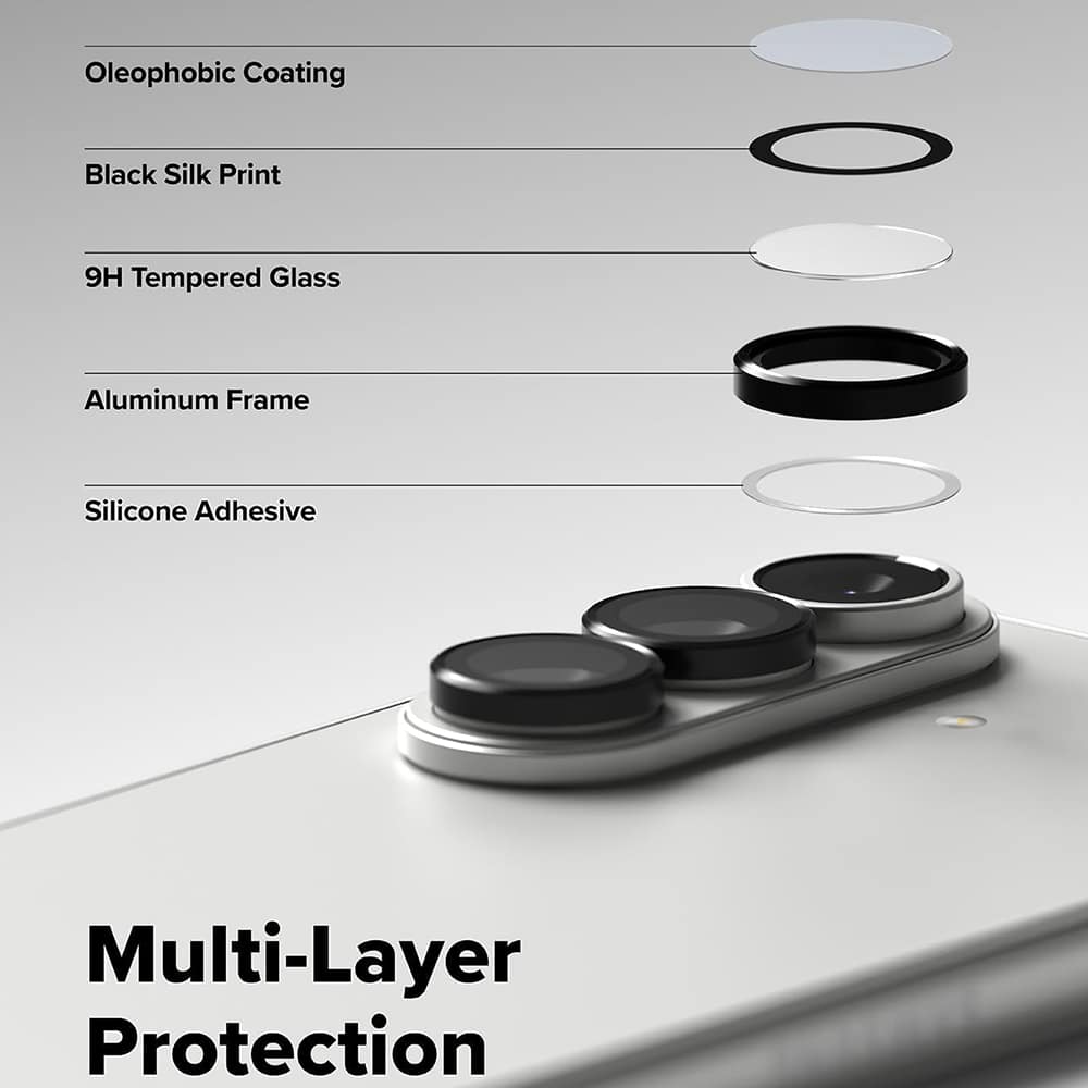 Ringke - Γυαλί πλαισίου φακού κάμερας - Samsung Galaxy Z Fold7 - Μαύρο - Image 6