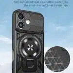 Techsuit RuggedCam - θήκη για Apple iPhone 16 - Μαύρο - Image 4