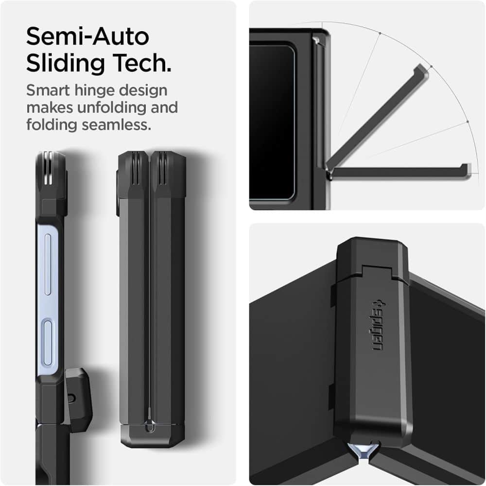 Spigen Tough Armor Pro - θήκη για Samsung Galaxy Z Flip6 / Flip7 FE - Μαύρο - Image 4