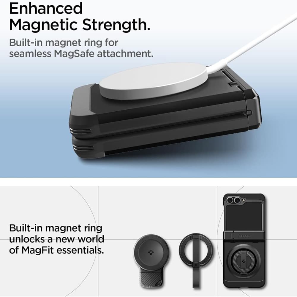 Spigen Tough Armor Pro - θήκη για Samsung Galaxy Z Flip6 / Flip7 FE - Μαύρο - Image 7