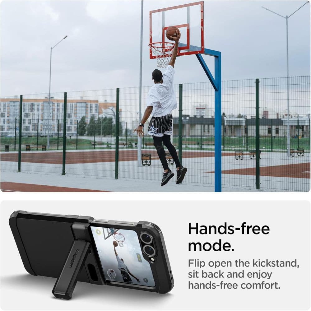 Spigen Tough Armor Pro - θήκη για Samsung Galaxy Z Flip6 / Flip7 FE - Μαύρο - Image 6