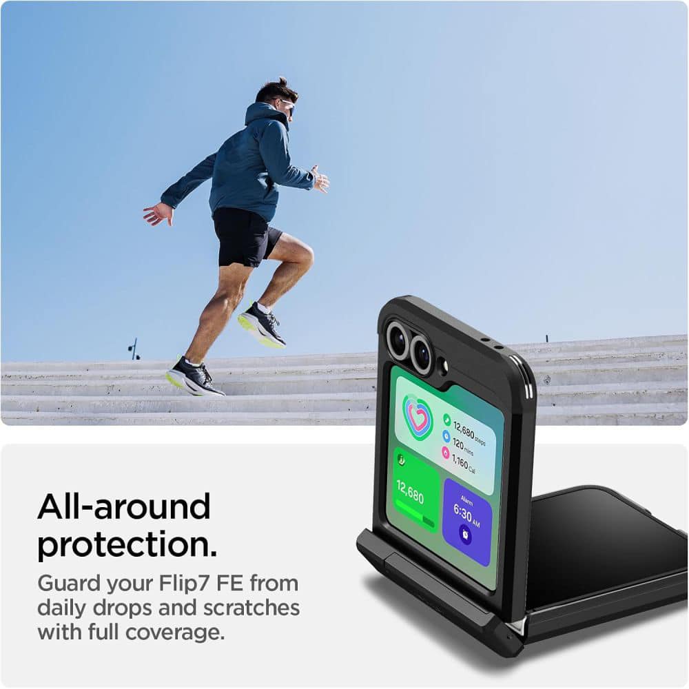 Spigen Tough Armor Pro - θήκη για Samsung Galaxy Z Flip6 / Flip7 FE - Μαύρο - Image 3