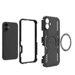 Techsuit ArmorMag Case - θήκη για Apple iPhone 16 Plus - Μαύρο - Image 5